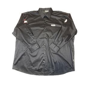 Von Dutch Originals Black Button Up Long Sleeve Graphics Shirt Men’s 3XL New